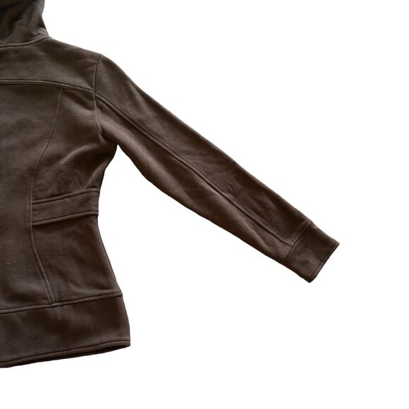 PUMA hooded Brown Women's Jacket with Zipper Size XS - Picture 12 of 15